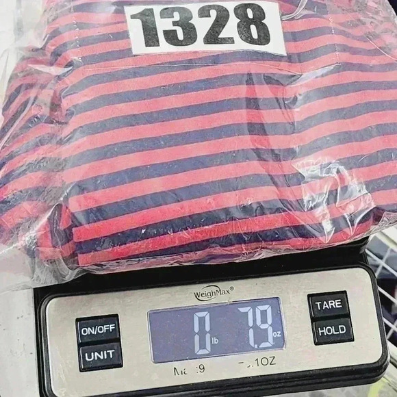 MICHAEL Michael Kors Striped Lace up Mini Shift Dress Medium Unlined - Picture 8 of 8